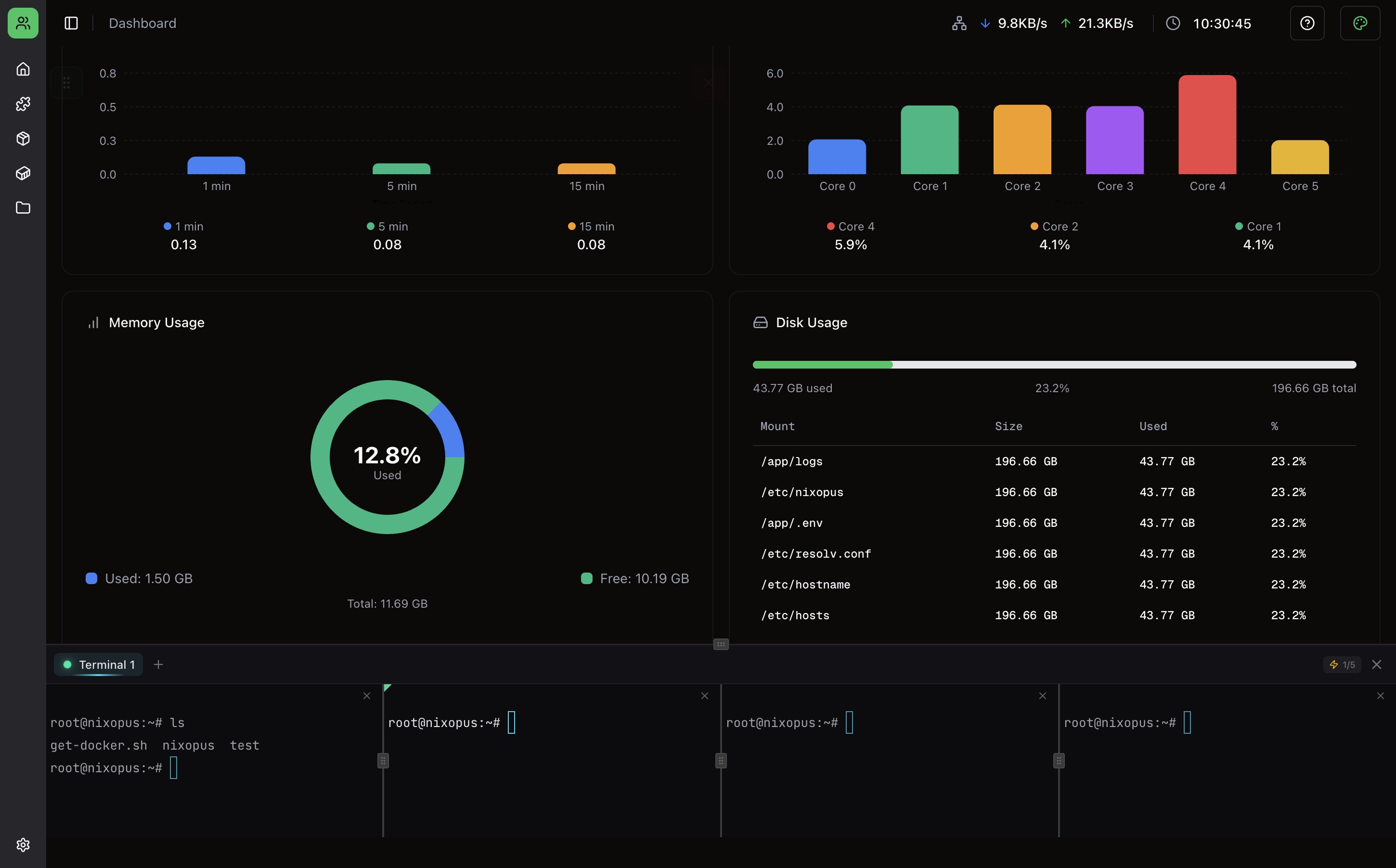 Nixopus Dashboard